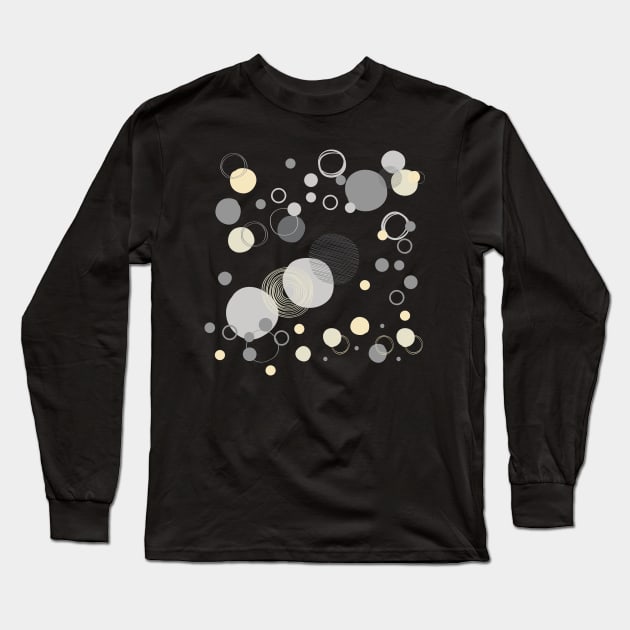 Abstract pastel colored circles Long Sleeve T-Shirt by Studio468